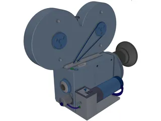 Movie Camera 3D Model