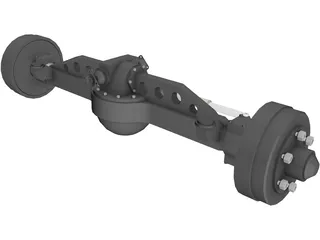 Rockwell Truck Axle 3D Model