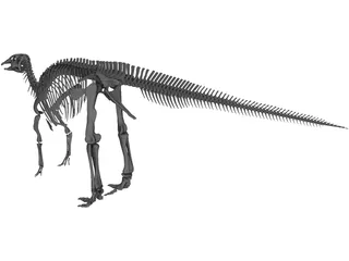 Edmontosaurus Skeleton 3D Model