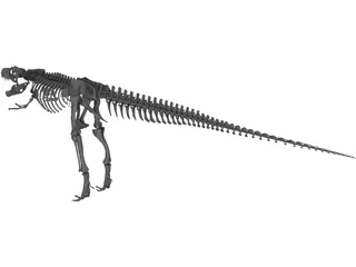 Gorgosaurus Skeleton 3D Model