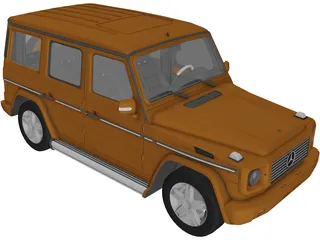 Mercedes-Benz G500 W463 (2008) 3D Model