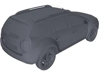 Renault (Dacia) Duster D-Cross 3D Model