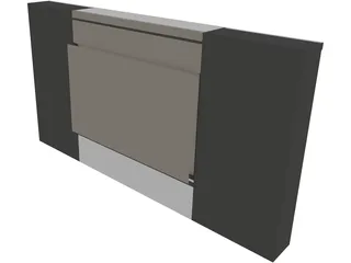 TV Unit 3D Model