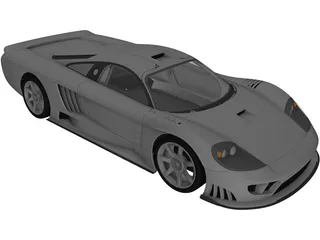 Saleen S7 TT (2007) 3D Model