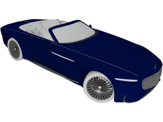 Mercedes-Maybach Vision 6 Cabriolet (2018) 3D Model