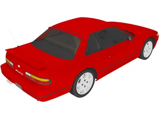 Nissan 180SX (1989) 3D Model