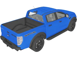 Ford Ranger Raptor (2018) 3D Model