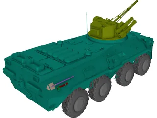 BTR-3E1 3D Model