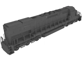 EMD SD40T 3D Model