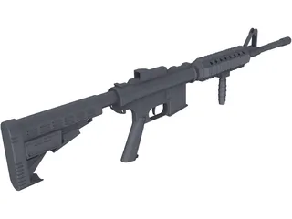 M4A1 3D Model