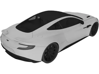 Aston Martin Vanquish S (2013) 3D Model