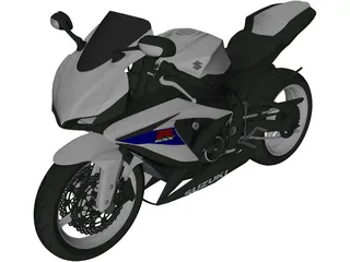 Suzuki GSX-R 750 (2008) 3D Model