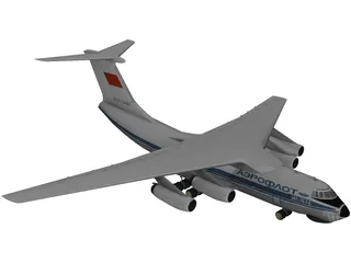 Ilyushin IL-76 Candid 3D Model