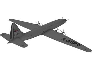 Bristol Brabazon 3D Model