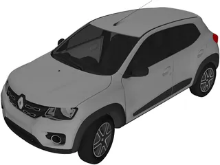 Renault Kwid (2017) 3D Model