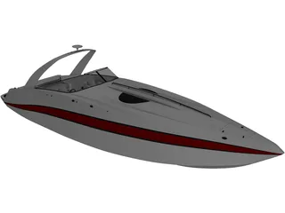 Speedboat 3D Model