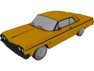 Chevrolet Impala SS 2-Doors (1964) 3D Model