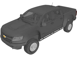 Chevrolet Colorado ZR2 (2017) 3D Model