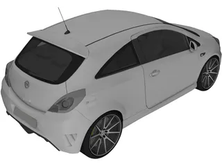 Opel Corsa OPC 3D Model