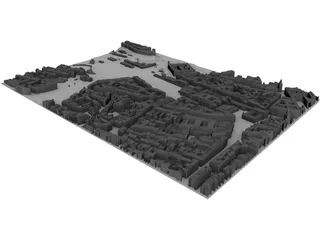 Prague City 3D Model