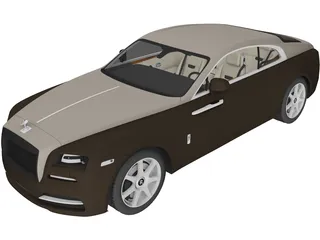Rolls-Royce Wraith (2014) 3D Model