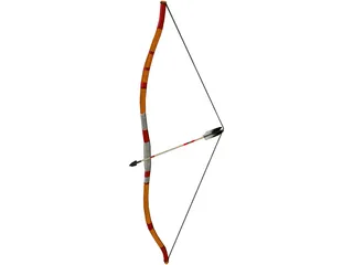 Indian Bow 3D Model