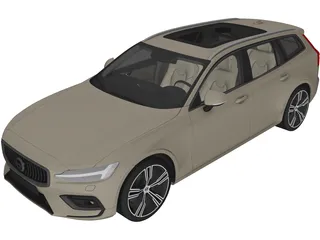 Volvo V60 (2019) 3D Model