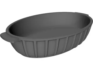 Ceramic Baking Dish 3D Model