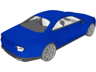 Fiat Torino Concept Coupe 3D Model