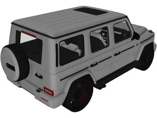 Mercedes-Benz G500 (2019) 3D Model