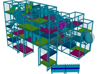 Children Playscape 3D Model