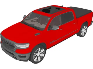 Dodge Ram 1500 Limited (2019) 3D Model