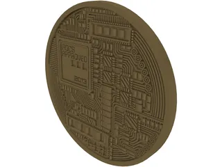 Bitcoin 3D Model