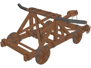 Catapult 3D Model