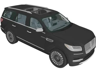 Lincoln Navigator (2017) 3D Model
