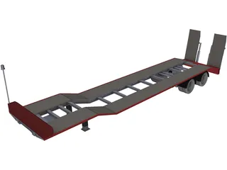 Low Loader 3D Model