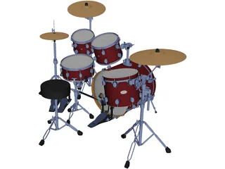 Drums 3D Model