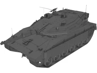 Merkava IV 3D Model