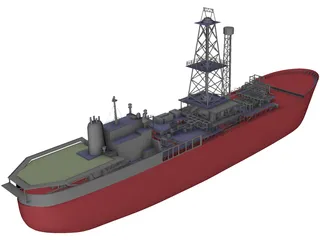 FPSO Noble Seillean 3D Model