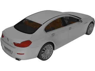 BMW 6-Series Gran Coupe (2015) 3D Model