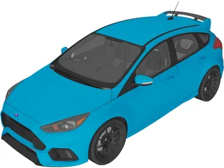 Ford Focus RS 3D Model