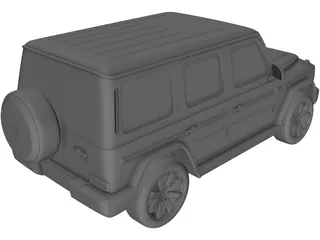 Mercedes-Benz G500 G-Class (2019) 3D Model