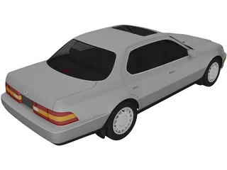 Lexus LS 400 (1989) 3D Model