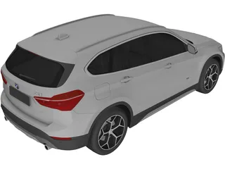 BMW X1 (2016) 3D Model