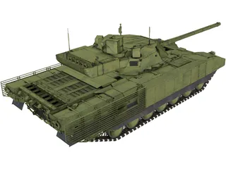 T-14 Armata 3D Model