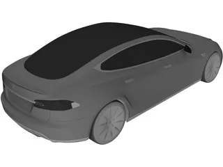 Tesla Model S P100D 3D Model