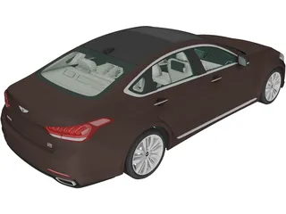 Hyundai Genesis G380 (2014) 3D Model