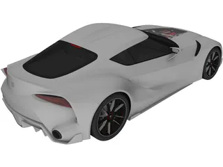 Toyota Supra FT-1 Concept 3D Model