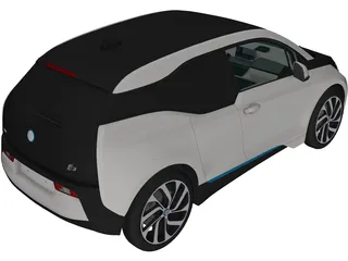 BMW i3 (2014) 3D Model