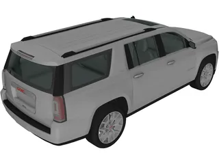 GMC Yukon XL (2014) 3D Model